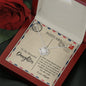 To My Beautiful Daughter - Postcard - Love Knot Necklace - Celeste Jewel