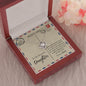 To My Beautiful Daughter - Postcard - Love Knot Necklace - Celeste Jewel