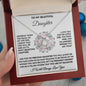 To My Beautiful Daughter - The Proudest Moment - Love Knot Necklace - Celeste Jewel