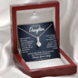 To My Beautiful Daughter - Walk Beside You - Sparkling Radiance Necklace - Celeste Jewel