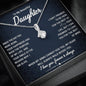To My Beautiful Daughter - Walk Beside You - Sparkling Radiance Necklace - Celeste Jewel