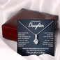 To My Beautiful Daughter - Walk Beside You - Sparkling Radiance Necklace - Celeste Jewel