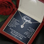 To My Beautiful Daughter - Walk Beside You - Sparkling Radiance Necklace - Celeste Jewel