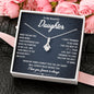 To My Beautiful Daughter - Walk Beside You - Sparkling Radiance Necklace - Celeste Jewel