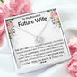 To My Beautiful Future Wife - My Other Half - Love Knot Necklace - Celeste Jewel
