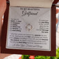 To My Beautiful Girlfriend - My Everything - Love Knot Necklace - Celeste Jewel