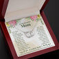 To My Beautiful Mom - Amazing Influence On Me - Perfect Pair Necklace - Celeste Jewel