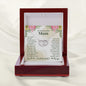 To My Beautiful Mom - Amazing Influence On Me - Perfect Pair Necklace - Celeste Jewel