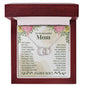 To My Beautiful Mom - Amazing Influence On Me - Perfect Pair Necklace - Celeste Jewel