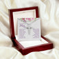 To My Beautiful Mom - Like No Other - Cubic Zirconia Cross Necklace - Celeste Jewel