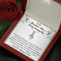 To My Beautiful Mom On My Wedding Day - Sparkling Radiance Necklace - Celeste Jewel