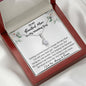 To My Beautiful Mom On My Wedding Day - Sparkling Radiance Necklace - Celeste Jewel