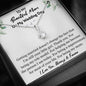 To My Beautiful Mom On My Wedding Day - Sparkling Radiance Necklace - Celeste Jewel