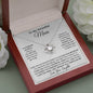 To My Beautiful Mum (From Daughter) - Forever Grateful - Love Knot Necklace - Celeste Jewel