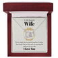 To My Beautiful Wife - Every Single Day - Perfect Pair Necklace - Celeste Jewel