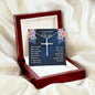 To My Beautiful Wife - For You - Cubic Zirconia Cross Necklace - Celeste Jewel