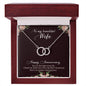 To My Beautiful Wife - Happy Anniversary Gift - Perfect Pair Necklace - Celeste Jewel