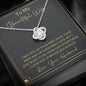 To My Beautiful Wife - Last Everything - Love Knot Necklace - Celeste Jewel