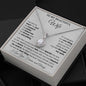 To My Beautiful Wife - My Everything - Eternal Hope Necklace - Celeste Jewel
