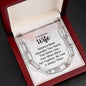 To My Beautiful Wife - Two Hearts - Forever Linked Necklace - Celeste Jewel