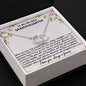 To My Beloved Granddaughter - Always Remember - Perfect Pair Necklace - Celeste Jewel
