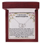 To My Beloved Granddaughter - Always Remember - Perfect Pair Necklace - Celeste Jewel
