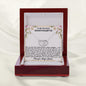 To My Beloved Granddaughter - Always Remember - Perfect Pair Necklace - Celeste Jewel