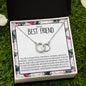 To My Best Friend - Because Of You - Perfect Pair Necklace - Celeste Jewel
