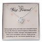 To My Best Friend - Forever Grateful - Love Knot Necklace - Celeste Jewel