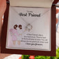 To My Best Friend - Four Leaf Clover - Love Knot Necklace - Celeste Jewel