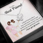 To My Best Friend - Four Leaf Clover - Love Knot Necklace - Celeste Jewel