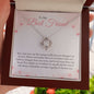 To My Best Friend - I Cherish You - Love Knot Necklace - Celeste Jewel