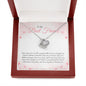 To My Best Friend - I Cherish You - Love Knot Necklace - Celeste Jewel