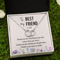 To My Best Friend - Thank You - Perfect Pair Necklace - Celeste Jewel