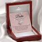 To My Bestie - True Friends - Love Knot Necklace - Celeste Jewel
