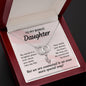 To My Bonus Daughter - My World Is A Brighter Place - Perfect Pair Necklace - Celeste Jewel
