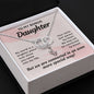 To My Bonus Daughter - My World Is A Brighter Place - Perfect Pair Necklace - Celeste Jewel