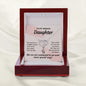 To My Bonus Daughter - My World Is A Brighter Place - Perfect Pair Necklace - Celeste Jewel
