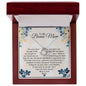 To My Bonus Mom - Blessed To Have You In My Life - Love Knot Necklace - Celeste Jewel