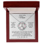 To My Caring Mom - Your Little Boy - Eternal Hope Necklace - Celeste Jewel