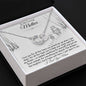 To My Caring Mother - For All The Times - Perfect Pair Necklace - Celeste Jewel