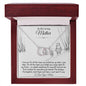 To My Caring Mother - For All The Times - Perfect Pair Necklace - Celeste Jewel