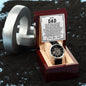 To My Dad - For All The Times - Men's Skeleton Watch - Celeste Jewel