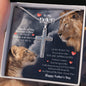 To My Dad- Happy Father's Day Gift - Personalized Cross Necklace - Celeste Jewel
