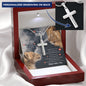 To My Dad- Happy Father's Day Gift - Personalized Cross Necklace - Celeste Jewel