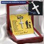 To My Dad - No Matter The Road - Personalized Cross Necklace - Celeste Jewel