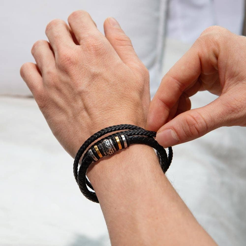 To My Dad - You're My Hero - Love You Forever Bracelet - Celeste Jewel