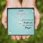 To My Daughter - Always My Baby Girl - Love & Hugs Necklace - Celeste Jewel