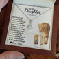 To My Daughter - Always My Baby Girl - Sparkling Radiance Necklace - Celeste Jewel