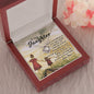 To My Daughter - Can't Imagine - Love Knot Necklace - Celeste Jewel